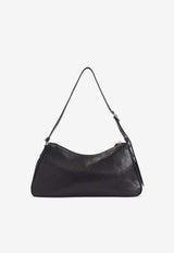 Soft Brushed Leather Shoulder Bag