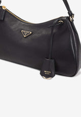 Soft Brushed Leather Shoulder Bag