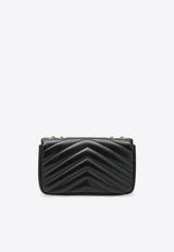 Saint Laurent Medium Loulou Quilted Leather Shoulder Bag Black 801439AAEAX/T_YSL-1000