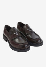 Brushed Leather Loafers