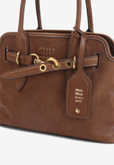 Aventure Vintage-Effect Leather Bag
