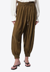 Zimmermann Silk Habotai Harem Pants Green 7738PSS263SI/T_ZIMM-OL