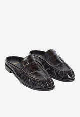 Le Loafer 15 Nappa Leather Flat Mules