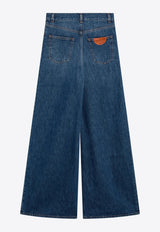 Chloé Flared Washed Jeans Blue CHC24ADP0150/T_CHLOE-402