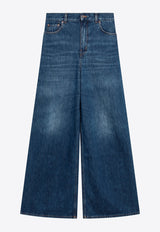 Chloé Flared Washed Jeans Blue CHC24ADP0150/T_CHLOE-402