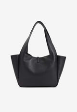 Small Le 5 à 7 Bea Grained Leather Tote Bag
