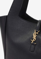 Small Le 5 à 7 Bea Grained Leather Tote Bag