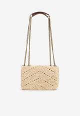 Mini Loulou Crocheted Raffia Shoulder Bag