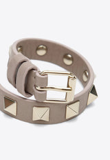 Valentino Rockstud Calfskin Bracelet Powder 9W2J0X53VSH/T_VALE-P45