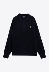 Polo Ralph Lauren USA Flag Knitted Sweater Navy 710B20258001CO/T_POLOR-NC