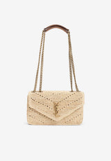 Small Loulou Crocheted Raffia Bag