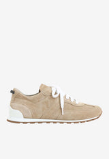 Suede Runner Low-Top Sneakers