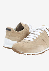 Suede Runner Low-Top Sneakers