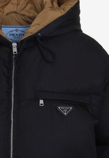 Re-Nylon Logo Down Jacket