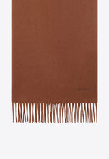 Max Mara Cashmere Fringed Scarf Brown BACIWS/T_MAXM-009