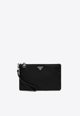 Prada Saffiano Leather Pouch Bag Black 2NH0042DMH/T_PRADA-F0002