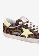 Super-Star Leopard Print Low-Top Sneakers