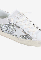 Super-Star Glittered Low-Top Sneakers