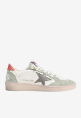 Ball Star Suede and Leather Sneakers