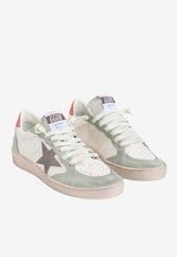 Ball Star Suede and Leather Sneakers