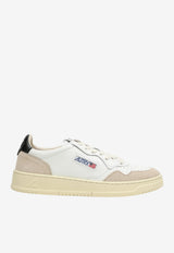 Autry Medalist Sneakers in Leather and Suede White AULMLS21/T_AUTRY-LS21