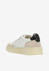 Autry Medalist Sneakers in Leather and Suede White AULMLS21/T_AUTRY-LS21