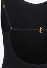 Cassandre Knit Open-Back Dress