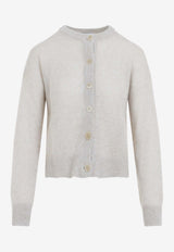 Mohair-Blend Knit Cardigan