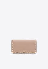 Valentino Rockstud Crossbody Bag in Grained Leather Powder 9W2P0S61VSH/T_VALE-P45