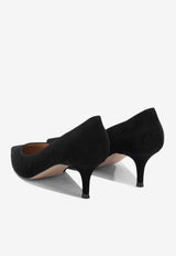Gianvito Rossi Gianvito 55 Suede Pumps Black G2033655RICCAMNERO_97624584-984a-4b35-ad05-d378faa9c39e