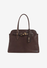 Aventure Leather Top Handle Bag