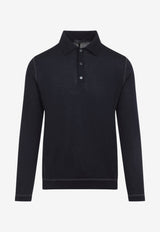 Wool Polo Sweater