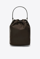 Prada Duet Re-Nylon Bucket Bag Brown 1BH038UOPRV44/T_PRADA-F0038