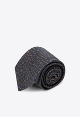 Ferragamo Polka Dots Silk Tie Navy 0792613SI/S_FERRA-FM