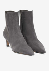 Gianvito Rossi Levy 55 Suede Ankle Boots Gray G7386855RICCASLAPI_ef416457-ace2-4a03-838e-a59e33988cf6