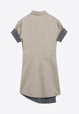 Loewe Silk-Blend Wrap Dress Beige S359Y09XNACO/T_LOEW-2140