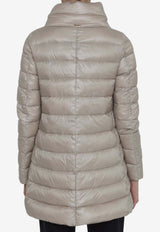 Herno Amelia Quilted Down Jacket Cream PI0505DIC-12017Z-1985