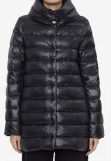 Herno Amelia Quilted Down Jacket Black PI0505DIC-12017Z-9300