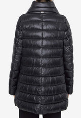 Herno Amelia Quilted Down Jacket Black PI0505DIC-12017Z-9300