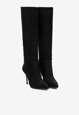 Gianvito Rossi Hansen 85 Knee-High Suede Boots Black G8062685RICC45NERO_078da21a-3c2d-4b2c-a562-e879b9d891bf