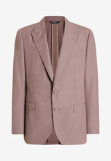 Dolce & Gabbana Single-Breasted Wool Jacket Brown G2NW0THU2BNM0955_MARRONE 7_40005263