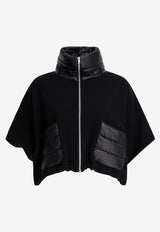 Herno Resort Wool-Cashmere Cropped Poncho Black GI00042DR333959300_c2fe0247-13f1-4a05-85c0-0f25d4d2adb1
