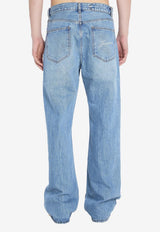 Jacquemus De-Nimes Droit Straight-Leg Jeans Blue PAM00028A-D00038-33C