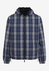 Newport Reversible Check Hooded Jacket