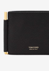 T-Line Leather Money Clip Wallet