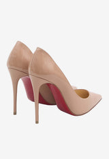 Christian Louboutin Kate 100 Patent Leather Pumps Nude 3191411-PK20-NUDE