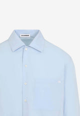 Long-Sleeved Poplin Shirt