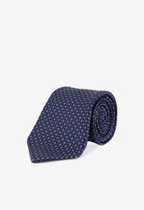 Kiton Ciro Paone Patterned Silk Tie Navy UCRVKRC08L4001_Red_42176911