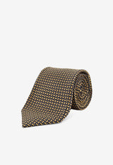 Kiton Ciro Paone Micro Pattern Silk Tie Multicolor UCRVKRC08L1306_Red_42176931