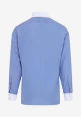 Striped Poplin Shirt